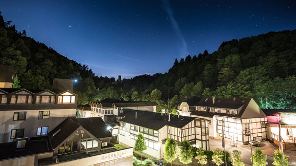 Hotel Zugbrücke bei Nacht Hotel Zugbrücke bei Nacht