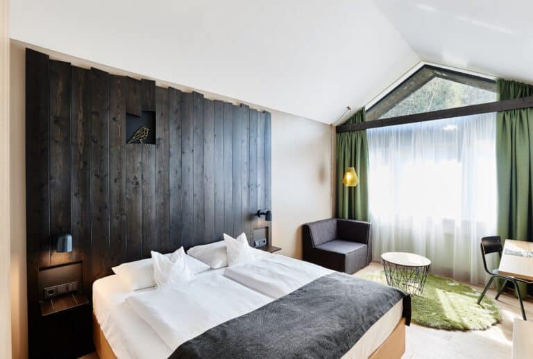 King Size Bett im Westerwald Zimmer