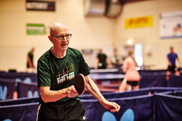 Senioren Tischtennis Spieler